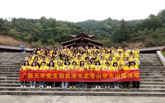 廣西天華黨支部赴貴港北帝山開展登高郊游活動